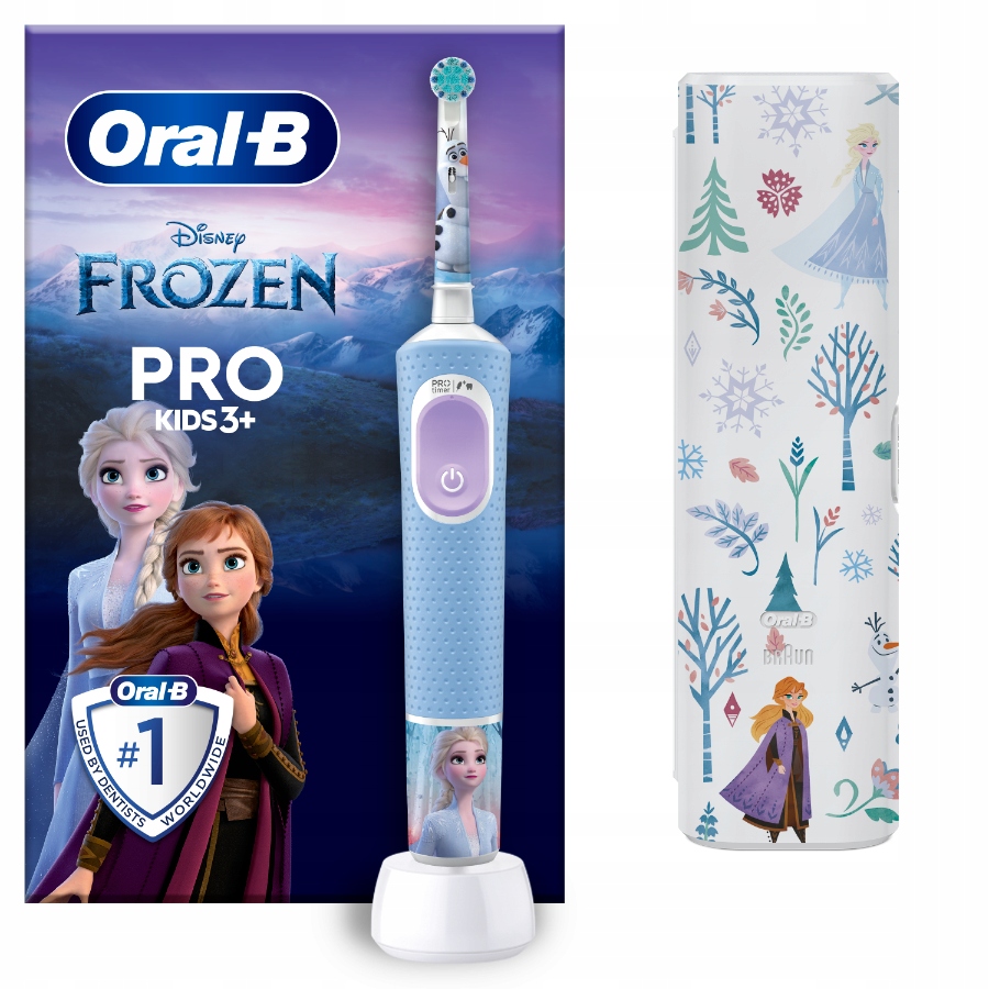 Elektrická zubná kefka Oral-B Pro Kids Frozen + puzdro